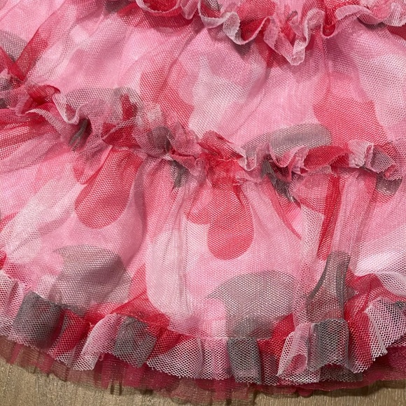 Truly Scrumptious by Heidi Klum Tulle Hearts Pattern  Skirt size 5T GUC - Picture 2 of 4